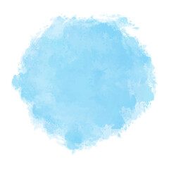 Blue watercolor brush , Splash, Stain.