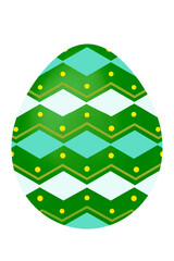 Green Easter Egg.