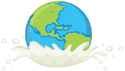 World milk day concept vector