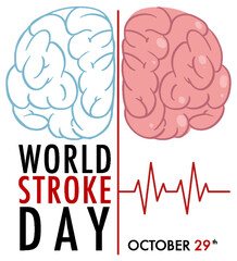 World Stroke Day Banner Design
