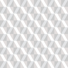 Seamless cubes pattern. Vector illustration. Retro style. grey gradient color.