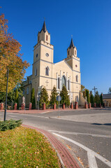 Church of All Saints and St. Stanislaus. Wiskitki, Masovian Voivodeship, Poland.