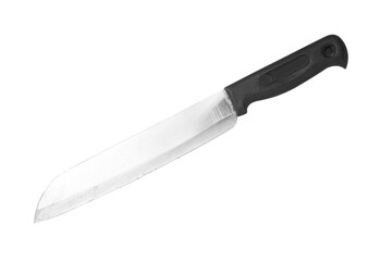 Steel knife cutout, Png file.