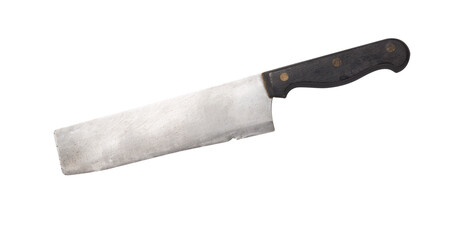 Steel knife cutout, Png file.