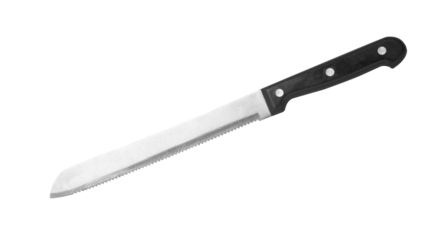 Steel knife cutout, Png file.