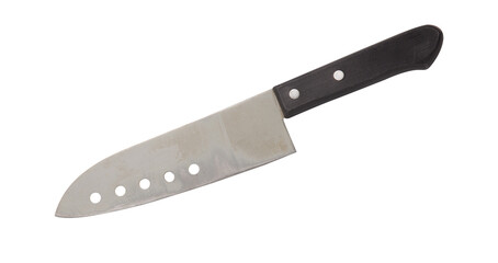 Steel knife cutout, Png file.