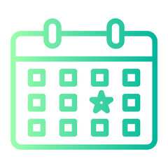 calendar gradient icon