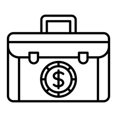 Briefcase Line Icon