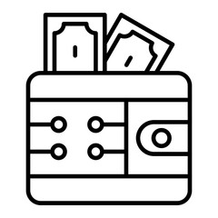 Wallet Line Icon