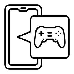 Game Line Icon