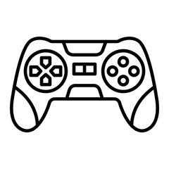Gamepad Line Icon