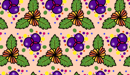 Geometric ethnic pattern seamless flower color. seamless pattern. Design for fabric,curtain,background,carpet,wallpaper,clothing,wrapping,Batik,mandalas,fabric,Vector illustration. pattern style.