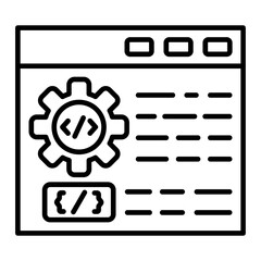 Web Development Line Icon