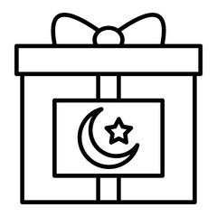 Gift Line Icon