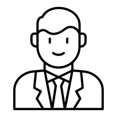 Groom Line Icon