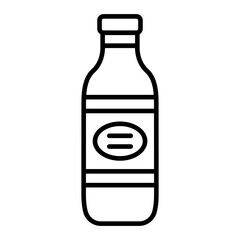 Bottle Line Icon
