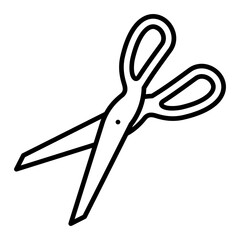 Scissor Line Icon