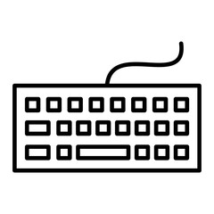 Keyboard Line Icon