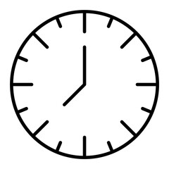 Clock Line Icon