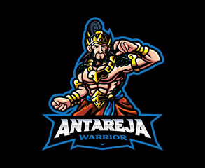 Arya antareja mascot logo design