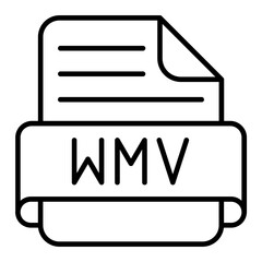 Wmv Line Icon