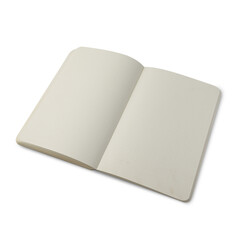 Notebook mockup, cutout.