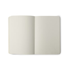 Notebook mockup, cutout.