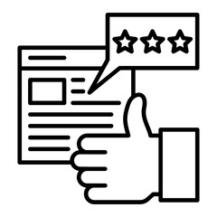 Impression Rate Line Icon