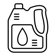 Oil Canister Line Icon