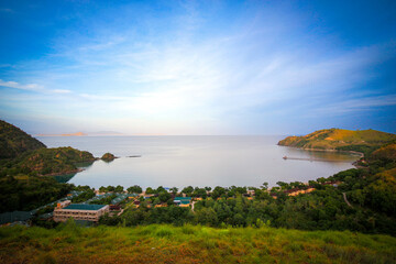 Beautiful scenery in Labuan bajo, islands like pieces of heaven scattered on the earth.