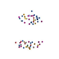 Confetti, Party decoration cutout, Png file.