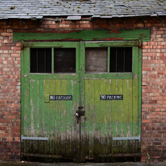 Rustic garage doors