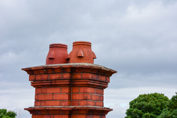 Clay chimney pots