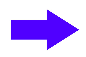 one arrow icon,  color arrow indicator Symbol