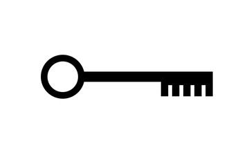 Key icon on white background.