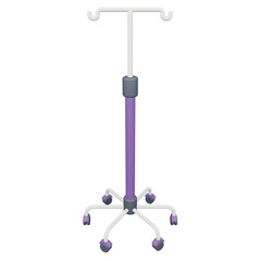 Drip stand 3D rendering isometric icon.