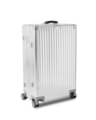 Silver Luggage cutout, Png file.