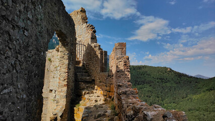 Château de Puilaurens-Castillo de Puilaurens-Pays Cathare-France