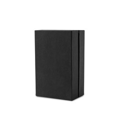 Black box mockup cutout, Png file.