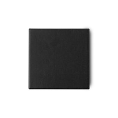 Black box mockup cutout, Png file.