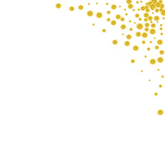 Yellow Lime Background White Vector. Lemon Fly Illustration. Green Graphic Lime. Bright Colorful Decoration.