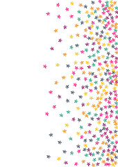 Bright Foliage Vector White Background. Orange Confetti Herbarium Design. Botanical Leaf Template. Red Confetti Pattern.