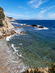 calanque, marseille, mediterrannee, mer, paysage, eau, côte, nature, été, vue, littoral, falaise, rivage, méditerrannée, turquoise