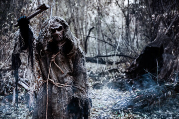 monster with an ax