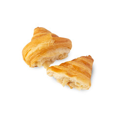 Croissant cutout, Png file.