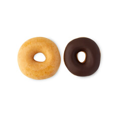 Glazed donuts cutout, Png file.