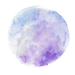 blue and purple watercolor stain brush stroke frame isolated ,blue and purple watercolor png file clipart