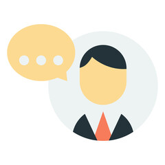 Text icon isolated on transparent background