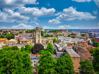 Overlooking Bristol from Cabot Tower, Bristol, England