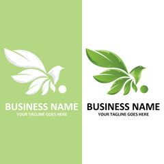 Simple hummingbird symbol vector logo